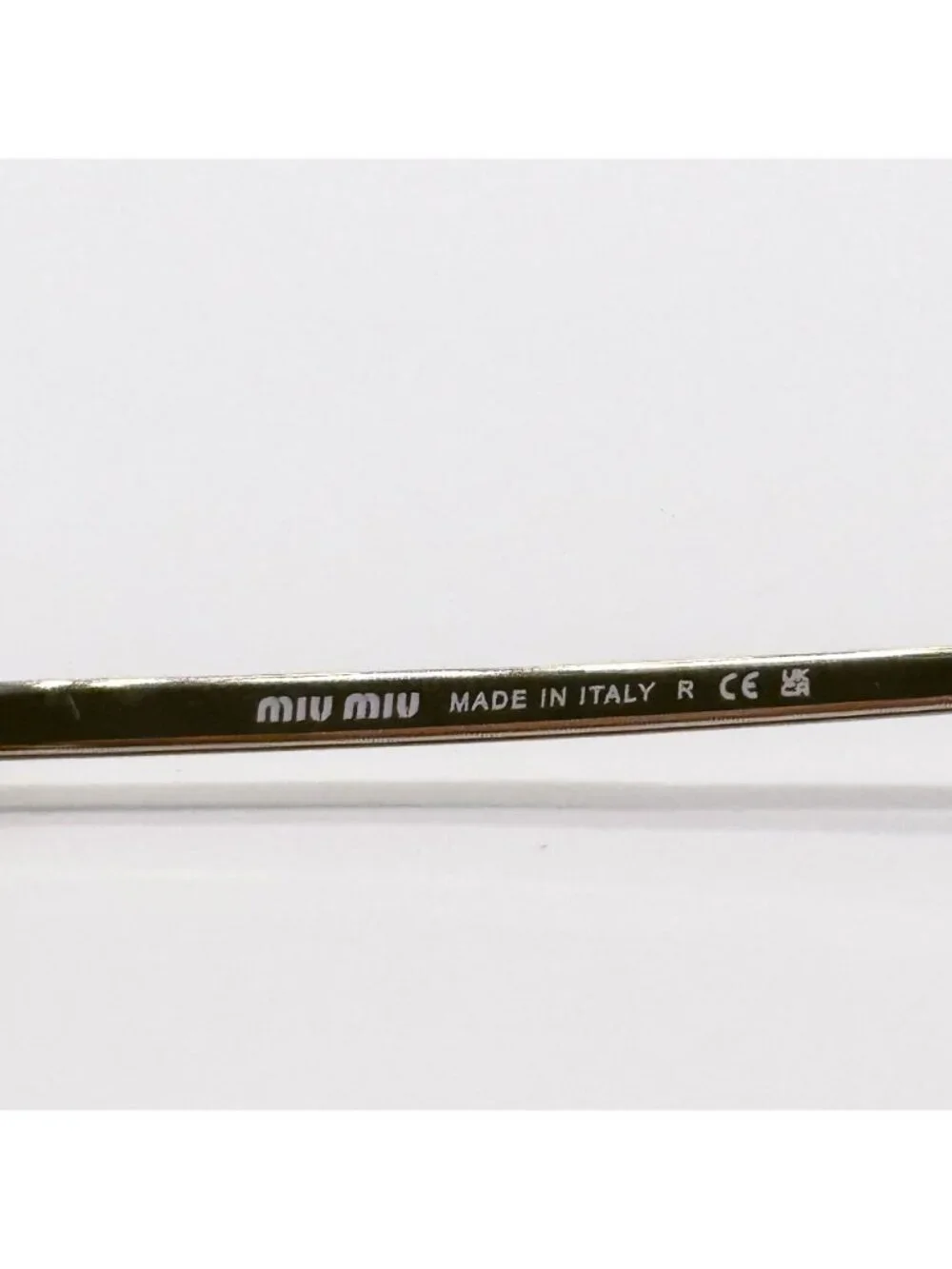 New Miu Miu MU A54S Sunglasses Oval Pink Gold MUA54S  ZVN70O